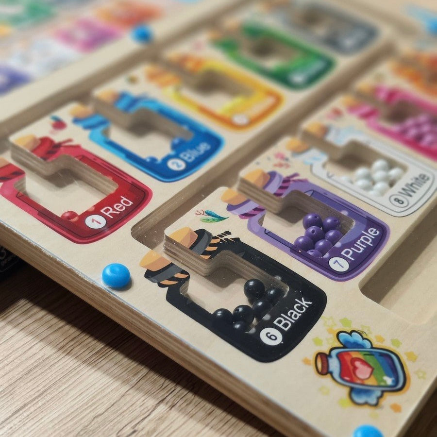 Magnetisches Farben-Lernspiel