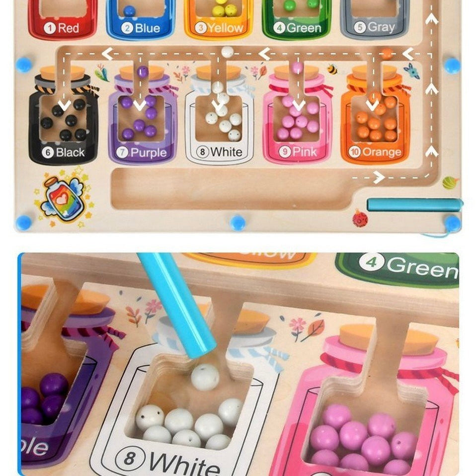 Magnetisches Farben-Lernspiel