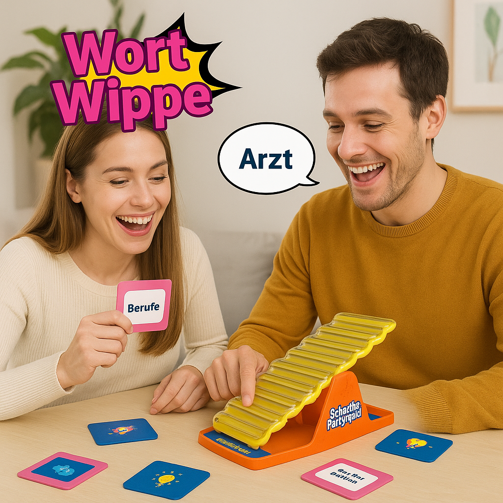 Wort Wippe - schnelles Familienspiel