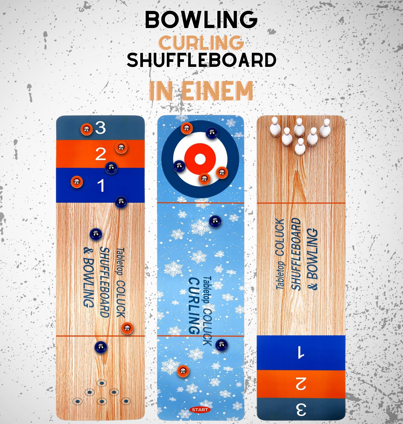 3-in-1 Tischspiel-Set