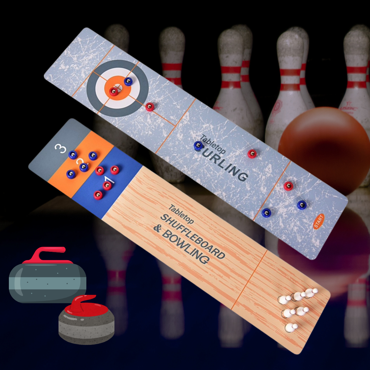 3-in-1 Tischspiel-Set