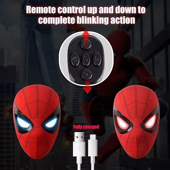 Spider-Man Maske + Steuer-Ring