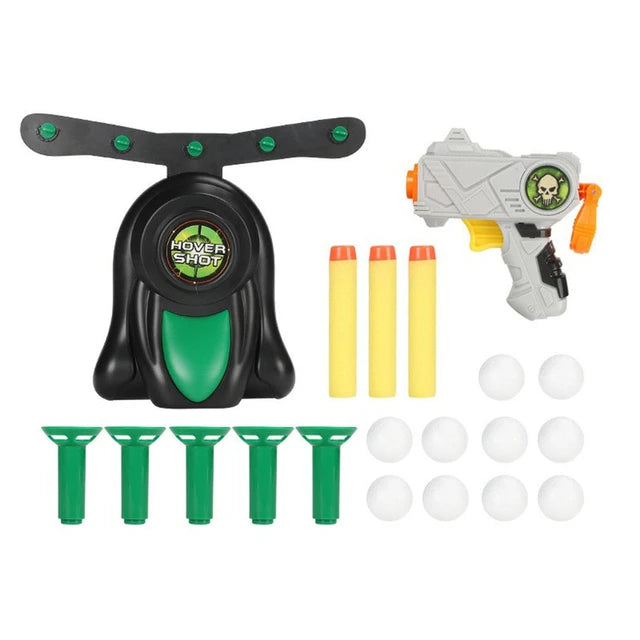 Fliegende Bälle schießen